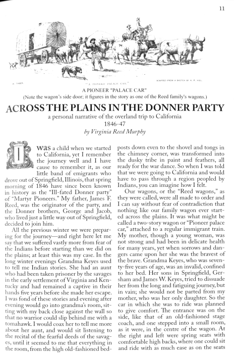 across the plains in the donner party: a personal narrative of the overland trip to California, 1846-47. vist0099f.